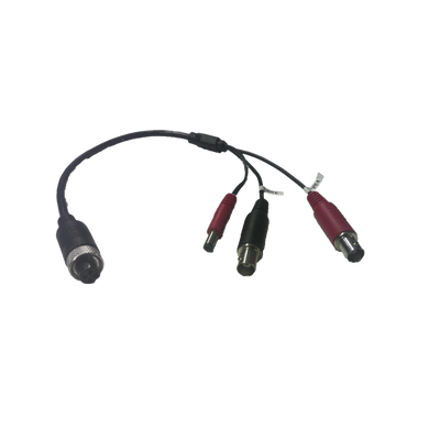 Cable Adaptador Tipo Aviación a BNC para Cámaras en DVR Móvil HIKVISION / 30 cm de Largo | DS-MP2130/BNC