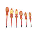 Juego de 6 desarmadores Aislados Bicolor 1000v | PST-H020-01