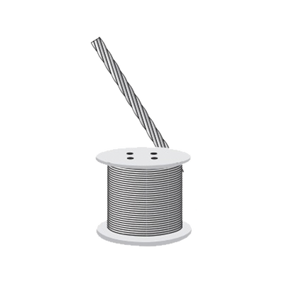 Cable Retenida 7 Hilos, Resistencia 2154 Kg. Diámetro 1/4" (Precio por Metro). | S-RET-635CAM