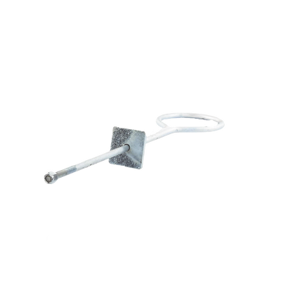 Ancla de Losa o Pared de 63-65 cm. de 13 cm diámetro de argolla. Galvanizado Electrolítico. | SAP-01