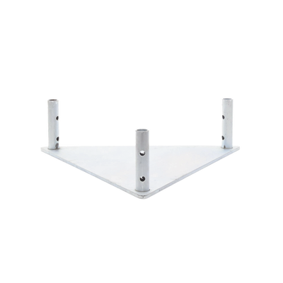 Base Triangular para Tramo STZ45 Galvanizado Electrolítico. | SBZ-45