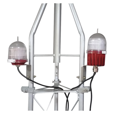 Lámpara de Obstrucción Doble tipo L-810 (Certificada). Voltaje de operación: 110 Vca. | LB-IB-DOBLE
