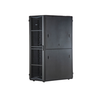 Gabinete FlexFusion para Centros de Datos, 42 UR, 800 mm de Ancho, 1200 mm de Profundidad, Fabricado en Acero, Color Negro | XG84222BS0001