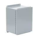 Gabinete de Bisagra Continua NEMA 12; IP66 de Uso en Intemperie, 305 x 254 x 203 mm, De Acero, Color Gris | A12108CH