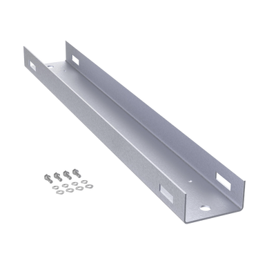 Montaje de Poste Para Gabinetes OSP ComLine de 1200 mm de alto (25 UR), De Aluminio, Color Negro | EPMC12