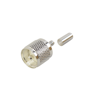 Conector UHF Macho (PL-259) de anillo plegable para cables RG-58/U, RG-142/U. | RFU-505-ST