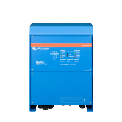 Quattro 48/10000/140-100/100 230V / Inversor Cargador de Onda Pura / Entrada 48 Vcc / Salida 8000 W 230 Vca  60 Hz (L-N) | QT48/10000/230V