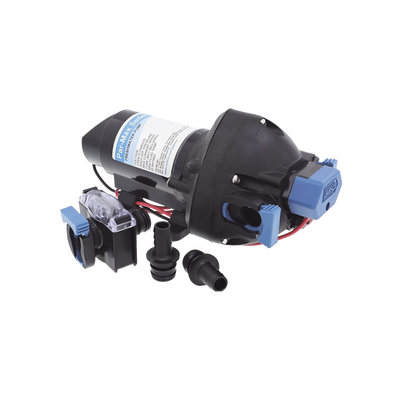 Bomba controlada por presión Par Max a 12 Vcd, caudal de 2 GPM, presión máxima 35 psi, para manguera de entrada con orificio de 38 mm (1½”), manguera de descarga con orificio de 25 mm (1”) | 31295-3512-3A