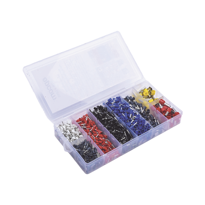 Juego de 1200 Terminales tipo Casquillo/Ferul para Cable Eléctrico 0.5 a 10.0 mm2. | EP-TK-1200