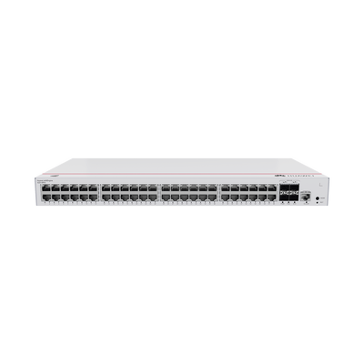 Switch de Acceso Gigabit Administrable PoE Capa 2 / 48 puertos 10/100/1000 Mbps (PoE) / 4 Puertos 10GE SFP+ Uplink / ERPS / IMGP Snooping / DHCP Snooping / PoE Perpetuo / 380W / Administración Nube Gratis | S220-48P4X