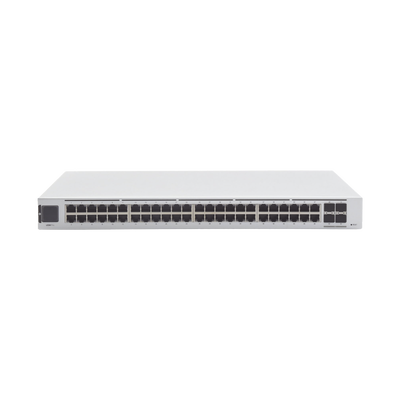 UniFi Switch USW-Pro-48, Capa 3 de 48 puertos Gigabit RJ-45 + 4 puertos 1/10G SFP+, pantalla informativa | USW-PRO-48