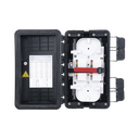 Caja de Distribución de Fibra Óptica, Hasta 96 Empalmes, Exterior IP65, Color Negro | FDP-420F