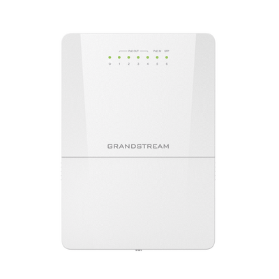 Switch PoE Lite administrable para exteriores de 6 puertos (5GE+1SFP) / Clasificación IP66 a prueba de polvo y agua | GWN7710R