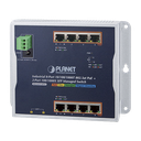 Switch Industrial PoE Administrable de Pared Capa 2, 8 Puertos Gigabit PoE 802.3at y 2 Puertos 100/1000X SFP | WGS-4215-8P2S