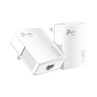 Kit Adaptador Powerline Gigabit Ethernet/ Tecnologia HomePlug AV2 / Puertos 1000Mbps / Plug and Play / hasta 300 M dentro de casa / 1 Puerto 10/100/1000 Mbps / Tamaño ultra compacto | TLPA7017KIT