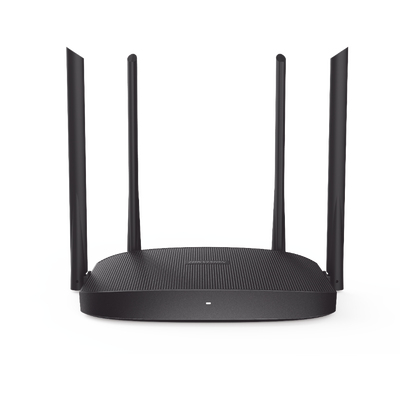 Router Inalámbrico WISP Gigabit / Hasta 1200 Mbps / Doble Banda AC (2.4 GHz y 5 GHz) / 3 Puertos LAN 10/100/1000 Mbps + 1 Puerto WAN 10/100/1000 Mbps /  4 Antenas Externas Omnidireccional de 5 dBi / Interior | DS-3WR12GC