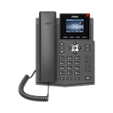 Teléfono IP empresarial para 4 líneas SIP con pantalla LCD de 2.4 pulgadas a color, Opus y conferencia de 3 vías, PoE. | X3SP-V2