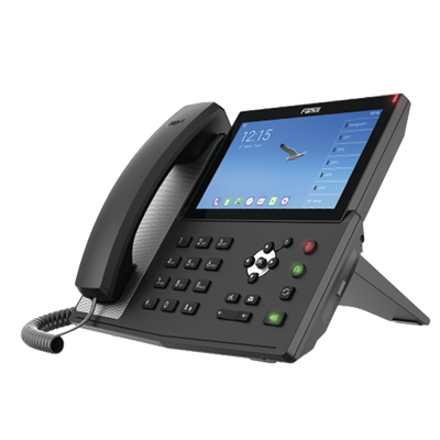 Teléfono IP  Android Empresarial para 20 lineas SIP, pantalla táctil, Wi-Fi y Bluetooth, PoE, hasta 112 botones DSS, puertos Gigabit, soporta recepción de video. | X7A