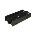 Organizador de Cable Horizontal RouteIT, Doble, Para Rack de 19in, 4in de profundidad, 2UR | HCM-4-2U-D