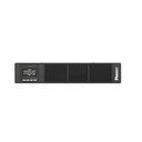 UPS SmartZone de 1000 VA/1000 W, Online Doble Conversión, Entrada 120 Vca NEMA 5-15P, Onda Senoidal Pura, 2 UR, Con 6 Tomas NEMA 5-15R, Incluye Tarjeta de Red y Kit de Rieles | U01N11V