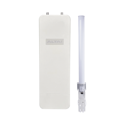 Super Kit WiFi Omnidireccional en 2.4 GHz para WISP, Hasta 300 m de Cobertura, El Kit Incluye Punto de Acceso C1XN+ y Antena Omnidireccional  de 10 dBi, Administración en Nube Gratis con INSIGHTS | KIT-C1XN+O