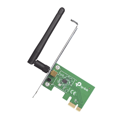 Adaptador Inalámbrico PCI Express / Velocidad inalámbrica de hasta 150 Mbps / Cifrado WPA/WPA2 / Compatible con windows y Linux | TL-WN781ND