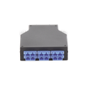 Distribuidor de Fibra Óptica para Riel Din, 6 Acopladores SC/UPC Duplex Monomodo con Charola de Empalme | LP-RDSCUSM