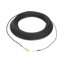 Rollo de Fibra Óptica Drop Redonda G657A2 Monomodo Simplex de 100 Metros (328.08 Pies) con Conectores SC/APC-SC/APC para Instalaciones Aéreas, Subterráneas o a la Intemperie | LP-100-SCA