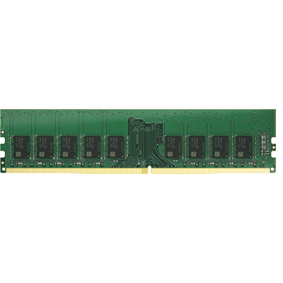 Módulo de Memoria DDR4 ECC Unbuffered DIMM | 16GB | 2666 MHz | Compatible con Series SA: SA3400D, SA3200D / Series UC: UC3400, UC3200 / Series 21: RS4021xs+, RS3621xs+, RS3621RPxs, RS2821RP+, RS2421RP+, RS2421+ / Series 19: RS1619xs+ /  Series 18: | D4EC-2666-16G