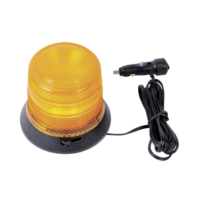 Burbuja Brillante de 6 LEDs, Color Ámbar con Montaje Magnético | X905-A