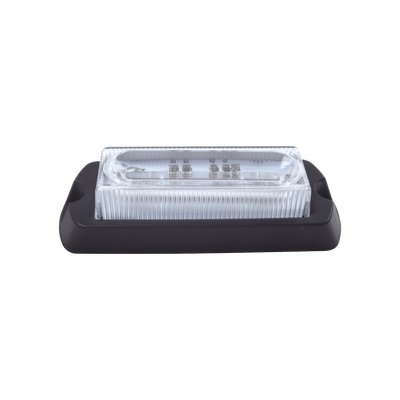 Luz Auxiliar Ultra Brillante X13 de 4 LEDs, Color Claro, con mica transparente | X13-W