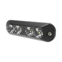 Luz perimetral, 4 LEDs Ultra Brillantes, color Rojo / Claro | ED3704-RC