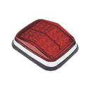 Luz de advertencia de 8 X 6", Color Rojo, SAE,  IP67, Ideal para Ambulancias | XT1895R