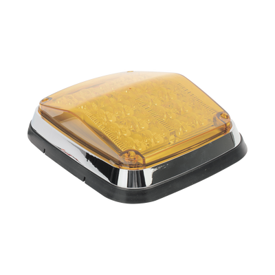 Luz de advertencia de 8 X 6", Color Ámbar, SAE,  IP67, Ideal para Ambulancias | XT1895A