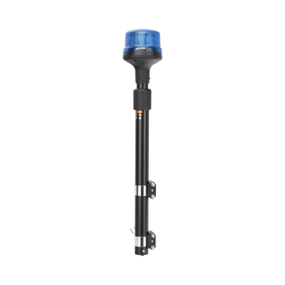 Luz Telescópica para Motocicletas, 8 LED, Azul, SAE Clase I | SPT16B