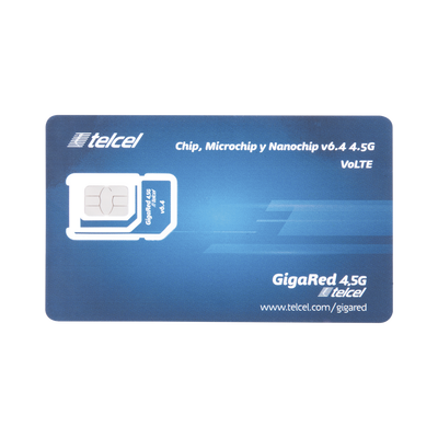 SIM SYSCOM 10 GB mensual para dispositivos móviles 3G/4G (Telcel) 1 año de servicio (solo datos) | SIM10GBTELCEL