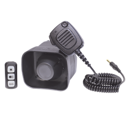 [SP32] Sirena/Bocina Compacta Para Motocicleta de 30 Watts, Incluye Controlador y Microfono | SP32