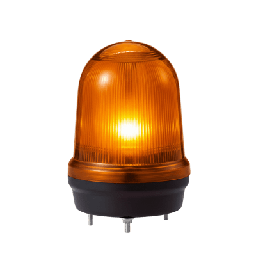 [MFL125-012024-A] LED con patrones fijo/intermitente, estroboscópico y simulación rotatorio, Color ámbar de 12-24 VCD | MFL125-012024-A