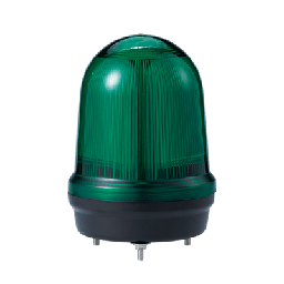 [MFL125-110240-G] LED con patrones fijo/intermitente, estroboscópico y simulación rotatorio, Color Verde de 110-240 VCA | MFL125-110240-G