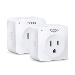 [TAPOP100-2P] Mini tomacorriente inteligente Wi-Fi, 100 - 120V~, 50/60Hz, 15.0A, compatible con Amazon Alexa y Google Assistant, color blanco. | TAPOP100-2P