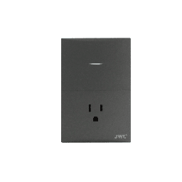 [JTL-G7744] Placa con Interruptor Sencillo y 1 Toma  Corriente 10 -15 A 127 V  60 Hz. | JTL-G7744