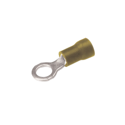 [HUB-TP-10-516] Zapata Terminal de Ojillo  para Tornillo 5/16 in (8 mm)/ Calibre 12-10 AWG / Con Aislamiento de Vinilo. | HUB-TP-10-516