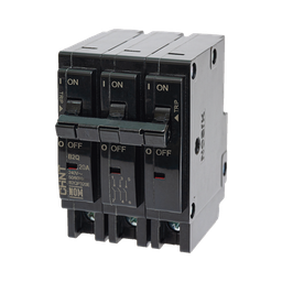 [B2QP340E] MCB - Interruptor Termomagnético Enchufable, Serie: B2Q, 3P, 40A, 240V  (SKU:1002299) | B2QP340E