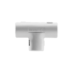 [DX-40-216] Unión en "T" para tubería rígida, recomendado para cable eléctrico, PVC Auto-extinguible, de 16 mm | DX-40-216