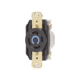 [HUB-HBL-2720] Receptáculo con Bloqueo de Media Vuelta Industrial 30 A 250 V CA / 3 Polos 4 Hilos / Nema L15-30R. | HUB-HBL-2720
