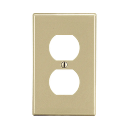 [HUB-P8I] Placa de Pared para Contacto Duplex Color Marfil. | HUB-P8I