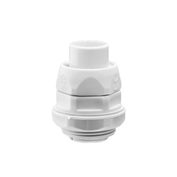 [DX-54-012] Conector (Racor) de tubería flexible a caja, PVC Auto-Extinguible de 12 mm, IP55 | DX-54-012