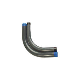 [CAL-50-PC] Codo Conduit Rígido de Aluminio de 2" (50.8 mm) con Recubrimiento de PVC. | CAL-50-PC
