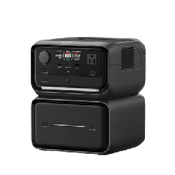 [EFR3MAXPL] EcoFlow River 3 | Estación de Energía Portátil 858Wh Litio LFP / 2 AC 300 W (Max. 550W) / 1 USB-C 100W / 2 USB -A 12W / Cargador de Coche 8A a 12 o 24V / Conectividad WiFi y Bluetooth (App) / Carga Solar 110W Max. | EFR3MAXPL