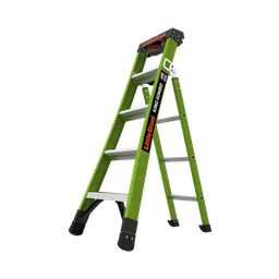 [KING-KOMBO2-5IAAC] Escalera de Tijera 3 en 1 de 1.5 Metros, Fibra de Vidrio (SKU13906-001). Hecha en E.U.A. (Versión 2.0) | KING-KOMBO2-5IAAC